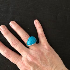 Turquoise dome ring